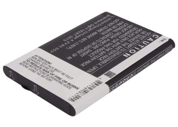 3.7V, 1800mAh, Li-ion Battery fits Novatel Wireless, Mifi 500 Lte, Mifi 5510, 6.66Wh