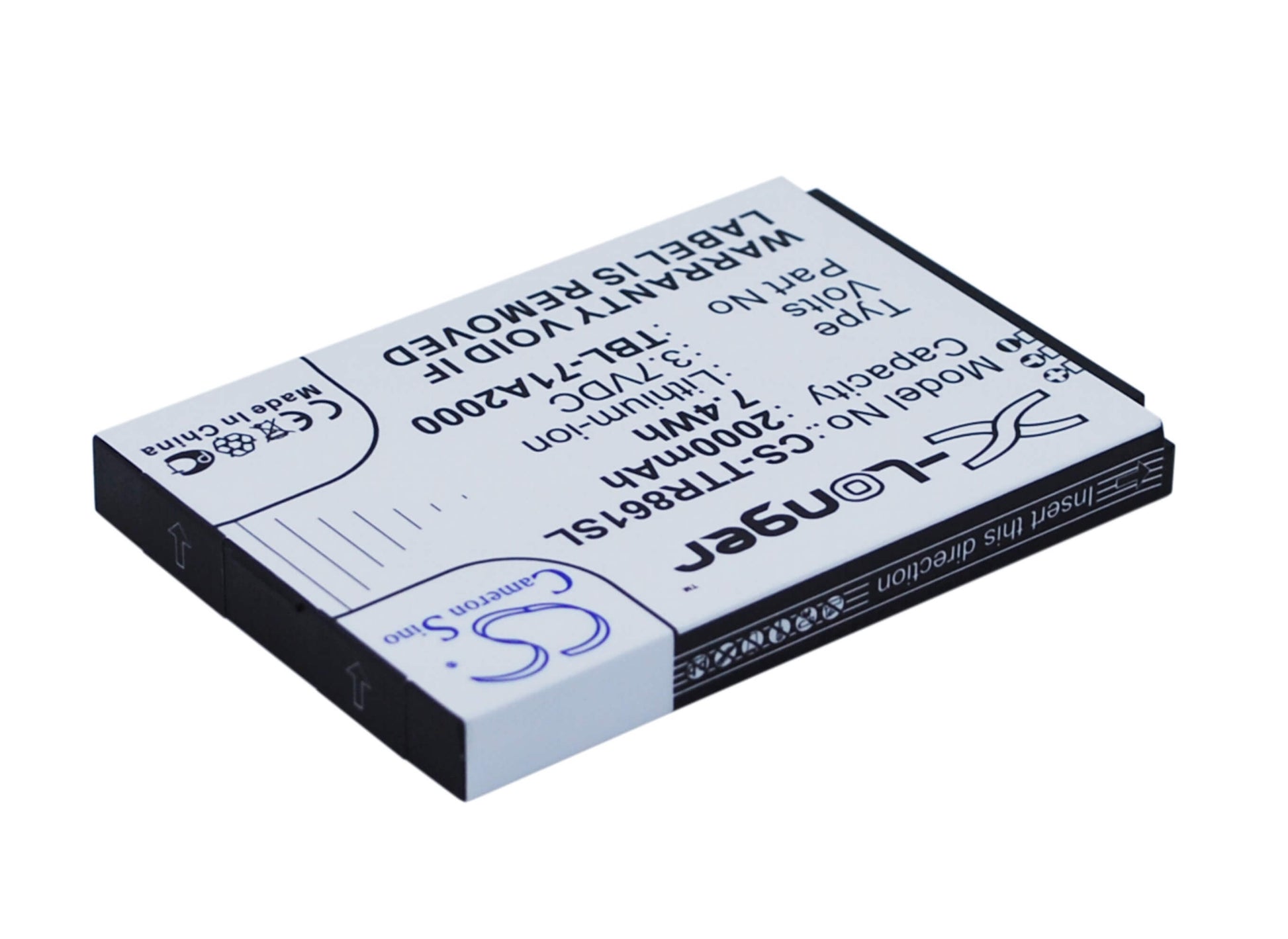 3.7V, 2000mAh, Li-ion Battery fits Tp-link, M5250 Ver 1.0, M5350, 7.4Wh