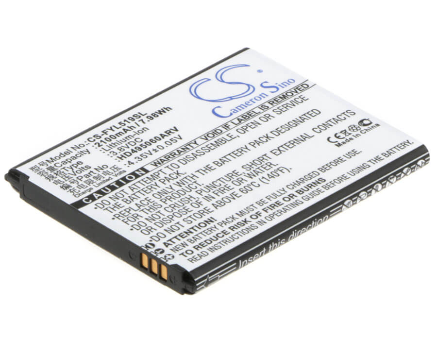 3.8V, 2100mAh, Li-ion Battery fits Fengyu, L519, L519c, 7.98Wh