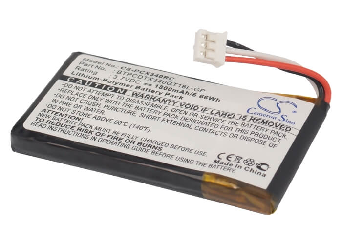 3.7V, 1800mAh, Li-Polymer Battery fits Sprint, Pcdtx340gt, Tx340gt, 6.66Wh