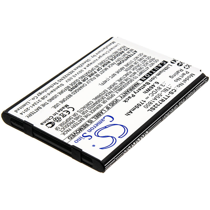 3.8V, 1700mAh, Li-ion Battery fits Tp-link, M7310 Ver 1, 6.46Wh