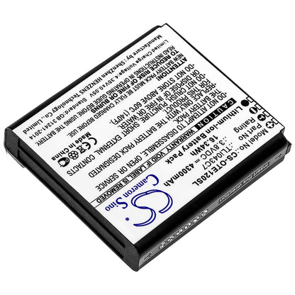 3.8V, 4300mAh, Li-ion Battery fits Alcatel, Ee120, 16.34Wh