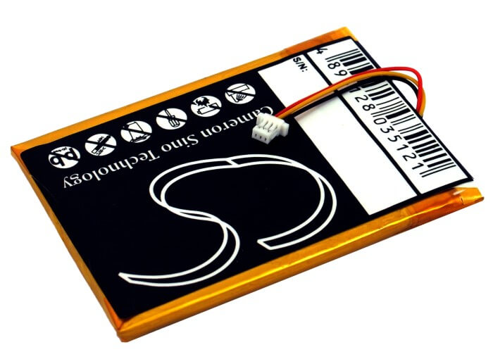 3.7V, 1600mAh, Li-Polymer Battery fits Zipit, Wireless Messenger Z2, Wireless Messenger Z2a, 5.92Wh