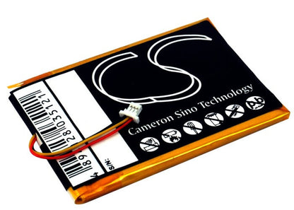 3.7V, 1600mAh, Li-Polymer Battery fits Zipit, Wireless Messenger Z2, Wireless Messenger Z2a, 5.92Wh