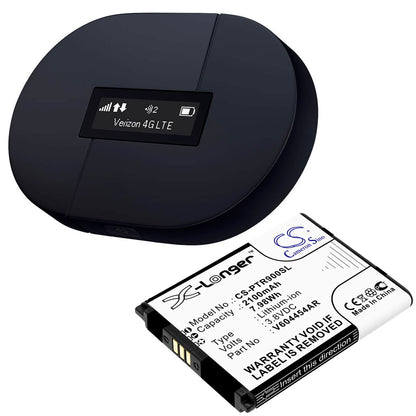 3.8V, 2100mAh, Li-ion Battery fits Verizon, Ellipsis Jetpack, Mhs900l, 7.98Wh