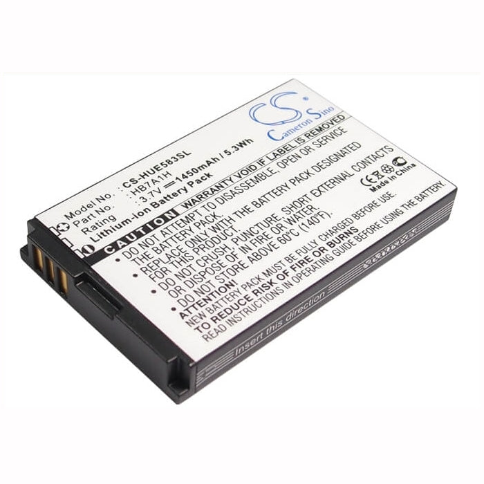 3.7V, 1450mAh, Li-ion Battery fits T-mobile, Wireless Pointer, 5.365Wh