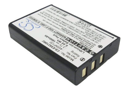 3.7V, 1800mAh, Li-ion Battery fits Aluratek, Cdm530am-3g, 6.66Wh