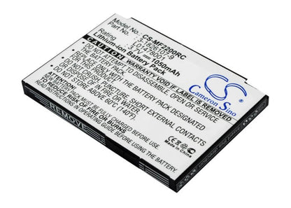 3.7V, 1050mAh, Li-ion Battery fits Novatel Wireless, Mifi2200, 3.885Wh