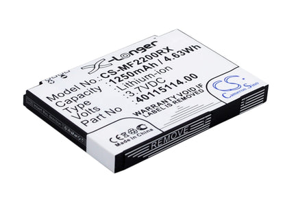 3.7V, 1250mAh, Li-ion Battery fits Novatel Wireless, Mifi2200, 4.625Wh