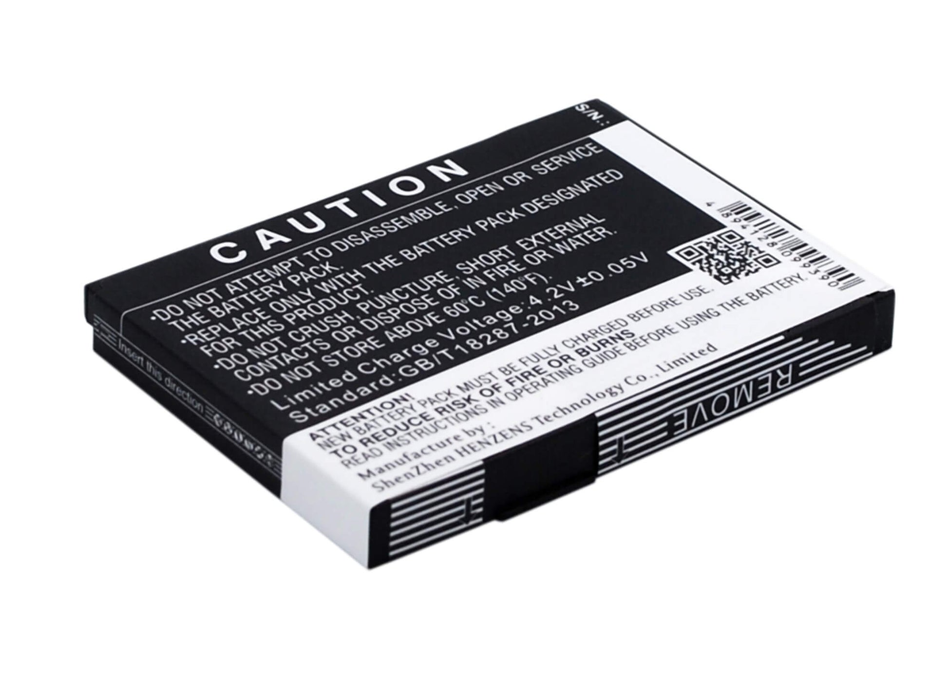 3.7V, 1250mAh, Li-ion Battery fits Novatel Wireless, Mifi2200, 4.625Wh