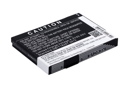 3.7V, 1250mAh, Li-ion Battery fits Novatel Wireless, Mifi2200, 4.625Wh