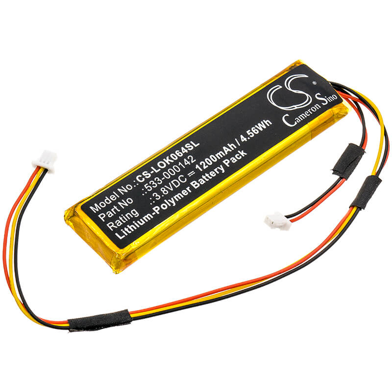 3.8V, 1200mAh, Li-Polymer Battery fits Logitech, Craft, Y-r0064, 4.56Wh