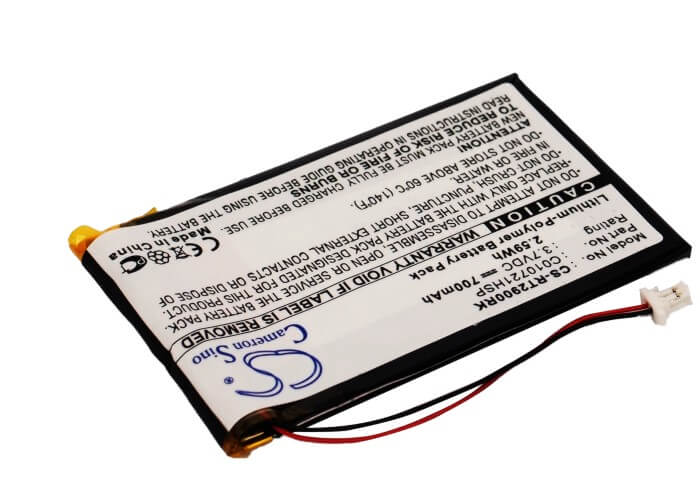 3.7V, 700mAh, Li-Polymer Battery fits Rapoo, 2900 Touch, 2.59Wh