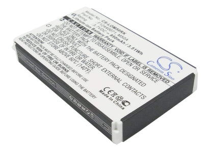 3.7V, 950mAh, Li-ion Battery fits Logitech, Dinovo Edge, Dinovo Mini, 3.515Wh