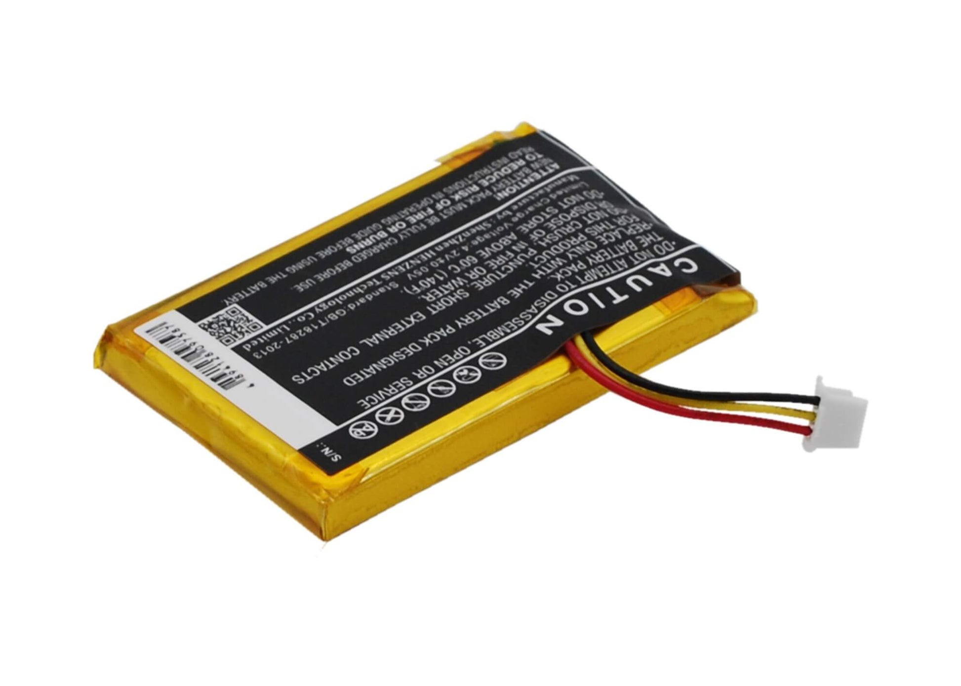 3.7V, 1100mAh, Li-Polymer Battery fits Logitech, Iiiuminated Living-room Keyboa, K830, 4.07Wh