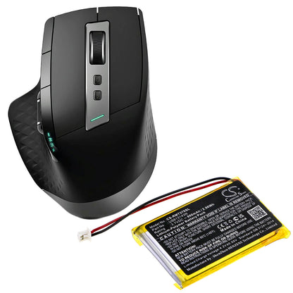 3.7V, 800mAh, Li-Polymer Battery fits Rapoo, Mt750 Pro, Mt750l, 2.96Wh