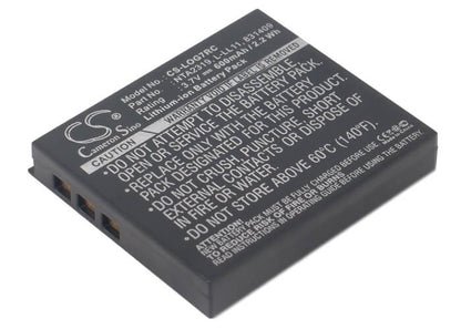 3.7V, 600mAh, Li-ion Battery fits Logitech, G7 Laser Cordless Mouse, M-rbq124, 2.22Wh