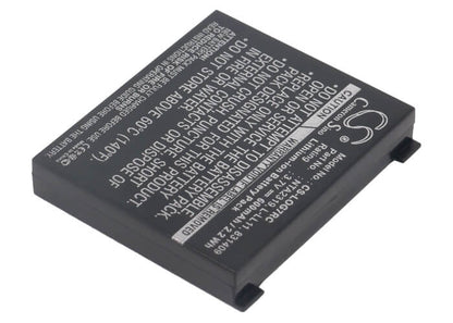 3.7V, 600mAh, Li-ion Battery fits Logitech, G7 Laser Cordless Mouse, M-rbq124, 2.22Wh