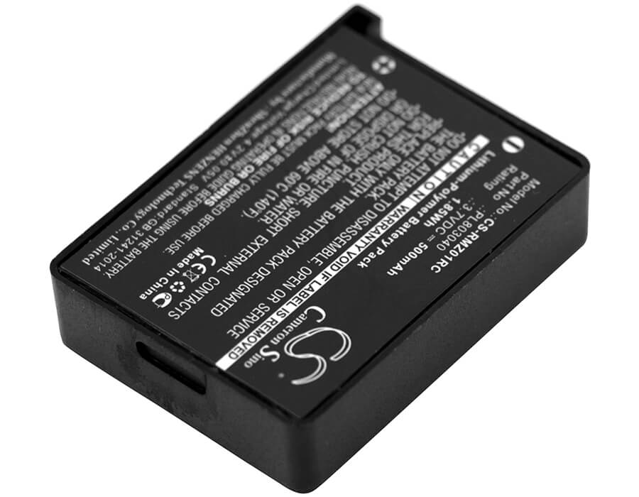 3.7V, 500mAh, Li-Polymer Battery fits Razer, Rz01-0133, Rz84-01330100, 1.85Wh