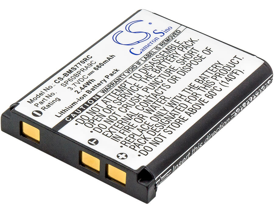 Keyboard,mouse 3.7V, 660mAh, Li-ion Battery fits Sony, Bluetooth Laser Mouse, Vgp-bms77, 2.442Wh