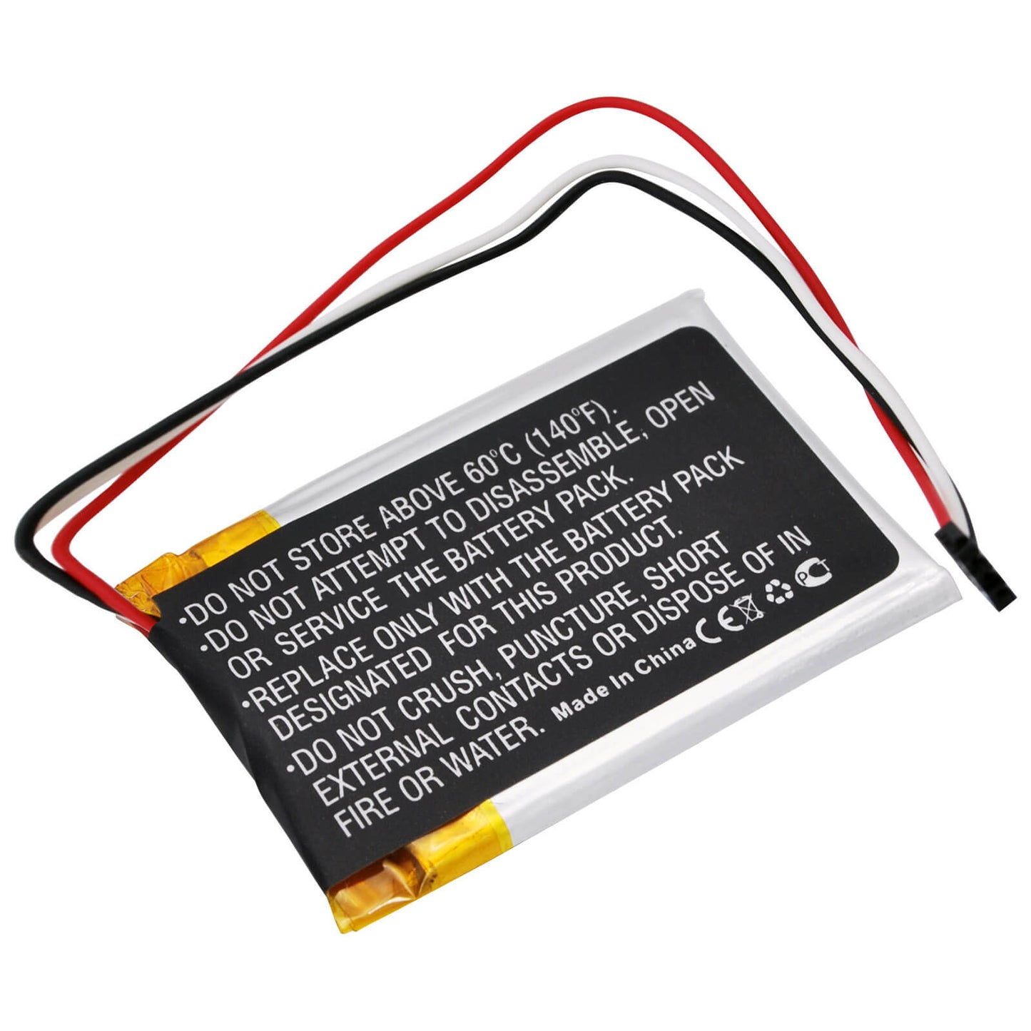 3.7V, 180mAh, Li-Polymer Battery fits Logitech, Ik1041, Keys-to-go, 0.666Wh