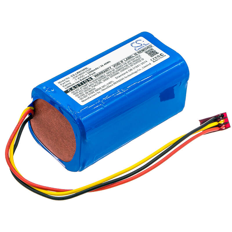 7.4V, 5200mAh, Li-ion Battery fits Lazer Runner, Compatible 6800 Mah 4 Cell Li-, 38.48Wh
