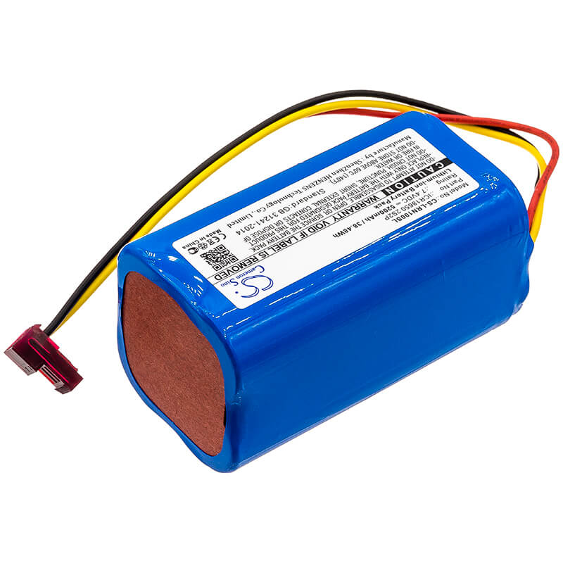 7.4V, 5200mAh, Li-ion Battery fits Lazer Runner, Compatible 6800 Mah 4 Cell Li-, 38.48Wh