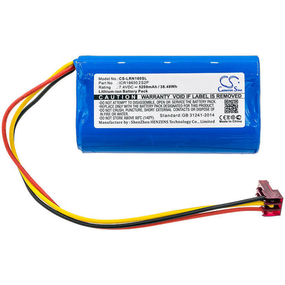 7.4V, 5200mAh, Li-ion Battery fits Lazer Runner, Compatible 6800 Mah 4 Cell Li-, 38.48Wh