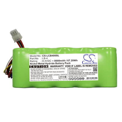 8.4V, 8000mAh, Ni-MH Battery fits Leica, Alignment Lb-4 Level, Laser Alignment, 67.2Wh