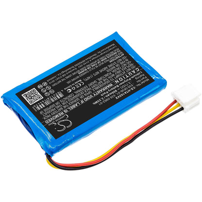 3.7V, 900mAh, Li-Polymer Battery fits Husqvarna, Gsm-gps, Modul-b, 3.33Wh