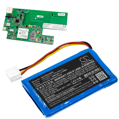 3.7V, 900mAh, Li-Polymer Battery fits Husqvarna, Gsm-gps, Modul-b, 3.33Wh