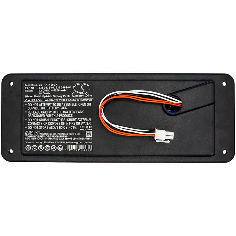 Black, 12.0V, 4000mAh, Ni-MH Battery fits Husqvarna, Automower G1, Automower G1 1998, 48Wh