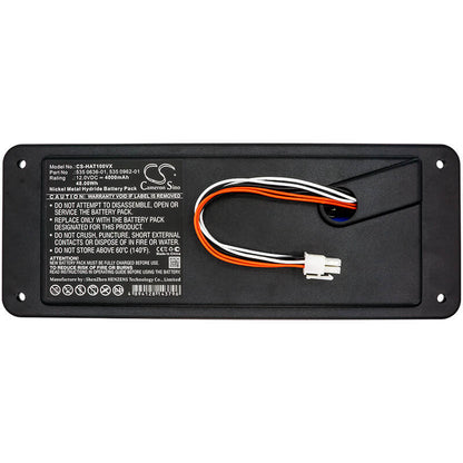 Black, 12.0V, 4000mAh, Ni-MH Battery fits Husqvarna, Automower G1, Automower G1 1998, 48Wh