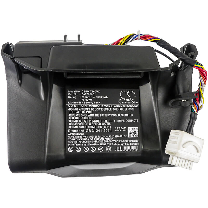 25.6V, 3000mAh, Li-ion Battery fits Robomow, City Mc1000, City Mc1200, 76.8Wh