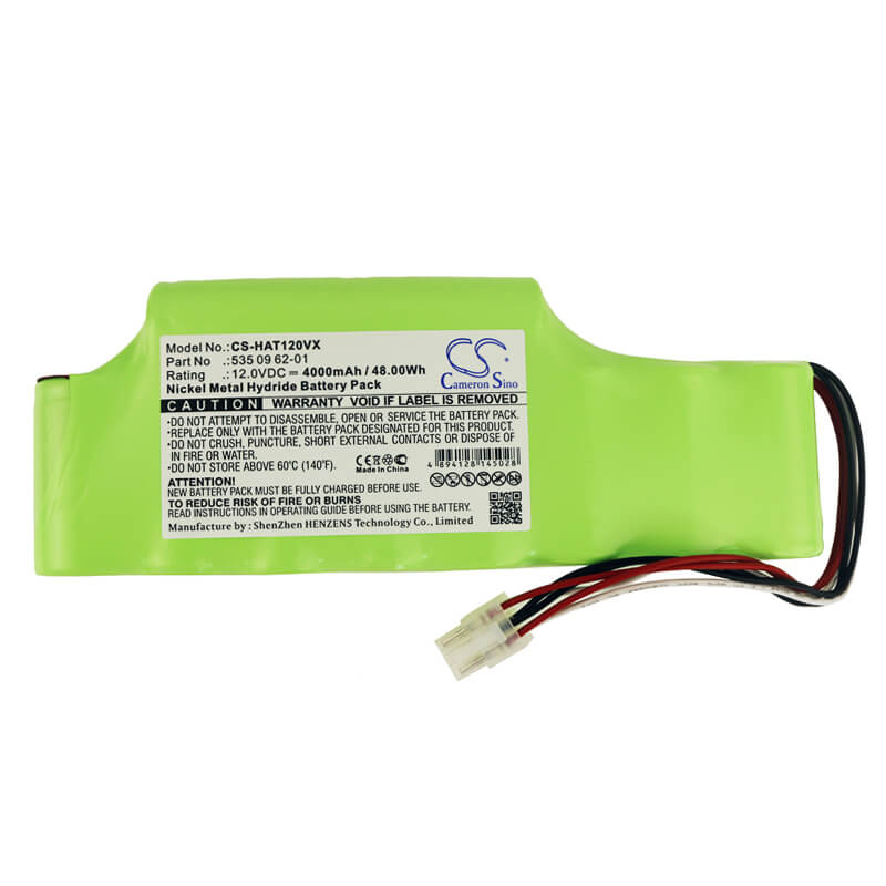 Green, 12.0V, 4000mAh, Ni-MH Battery fits Husqvarna, Automower G1, Automower G1 1998, 48Wh
