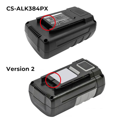 36.0V, 5000mAh, Li-ion Battery fits Al-ko, 38.4 Li Akku-rasenm?her, 38.4 Li Comfort, 180Wh