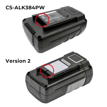 36.0V, 3000mAh, Li-ion Battery fits Al-ko, 38.4 Li Akku-rasenm?her, 38.4 Li Comfort, 108Wh