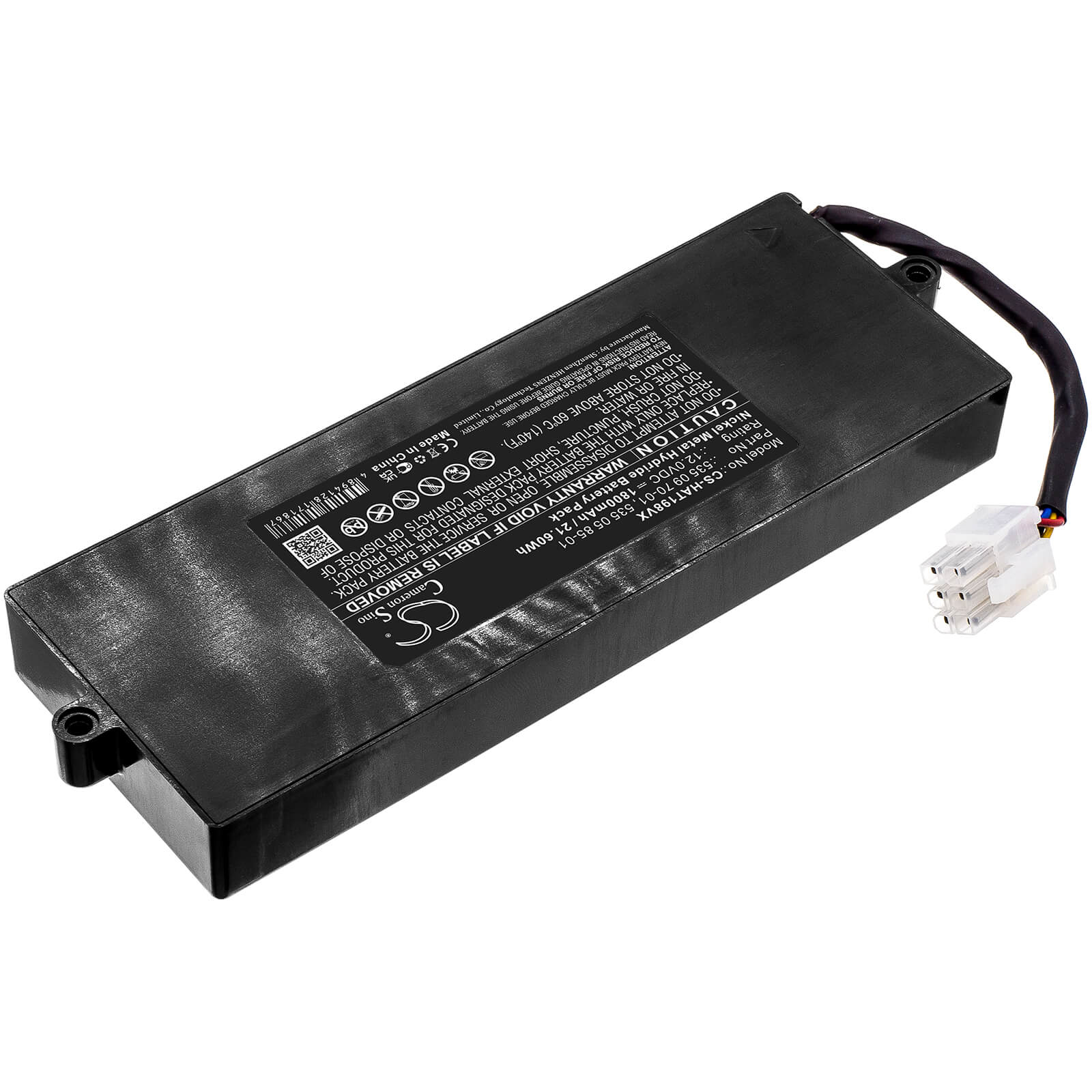 12.0V, 1800mAh, Ni-MH Battery fits Husqvarna, Solar Mower 1999-02, Solar Mower 2000-02, 21.6Wh