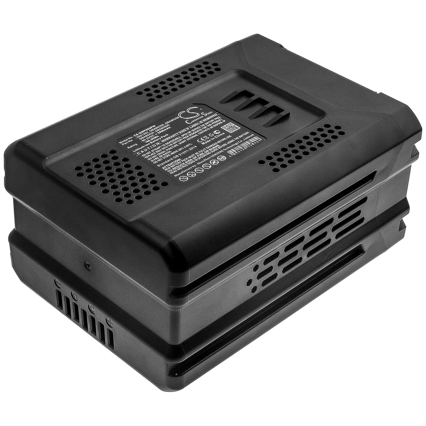80.0V, 2000mAh, Li-ion Battery fits Greenworks, 0v 145mph - 580cfm Cordless Ba, 2502202 Pro 21-inch 80v Push C, 160Wh