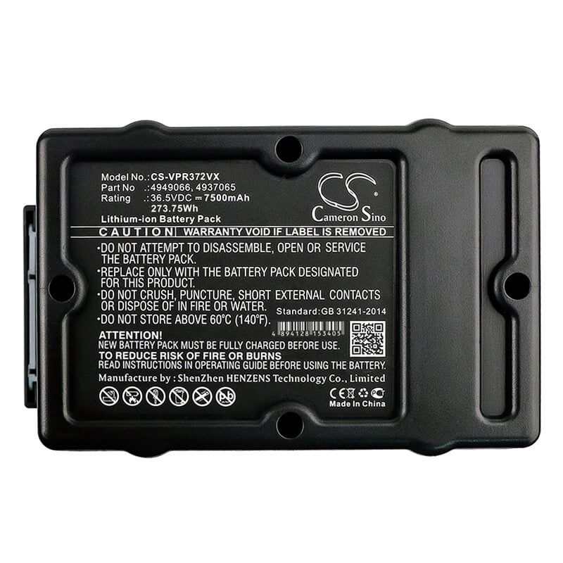 36.5V, 7500mAh, Li-ion Battery fits Wolf Garten, Hybrid Power 37, Hybrid Power 40, 273.75Wh