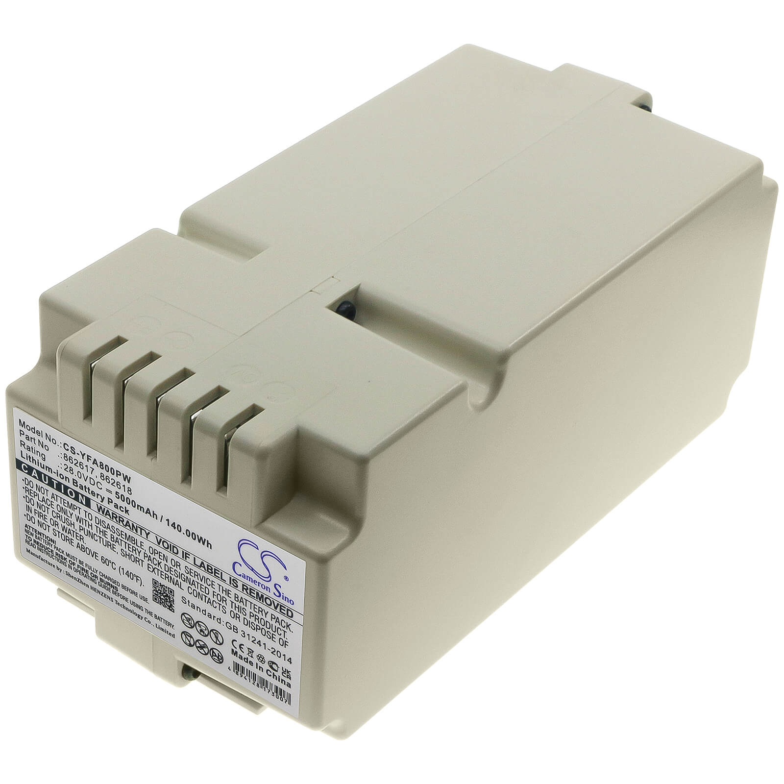 28.0V, 5000mAh, Li-ion Battery fits Ferrex, R800 Easy+, 140Wh