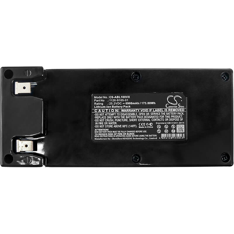 25.2V, 6900mAh, Li-ion Battery fits Ambrogio, 60 Basic 2.0, L100, 173.88Wh
