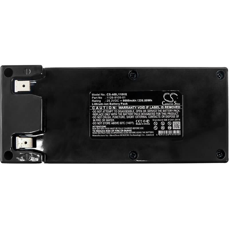 25.2V, 9000mAh, Li-ion Battery fits Zcs Tech, D20, D5, 226.8Wh
