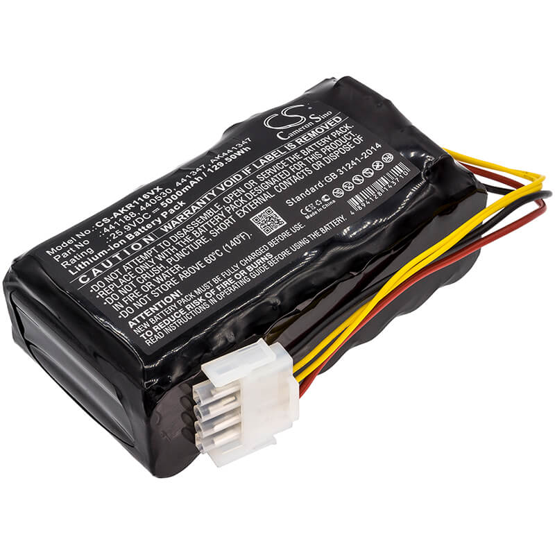 25.9V, 5000mAh, Li-ion Battery fits Al-ko, 119511, 440530, 129.5Wh