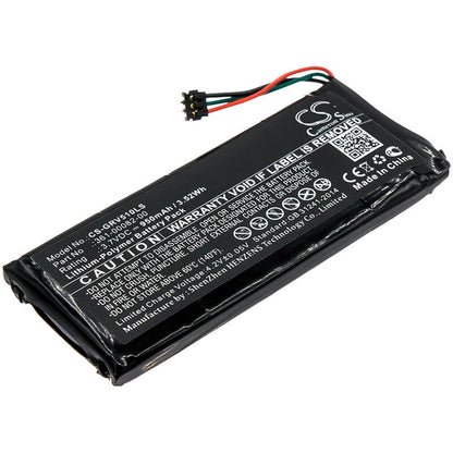 3.7V, 950mAh, Li-Polymer Battery fits Garmin, 010-01951-00, Rtl510, 3.515Wh