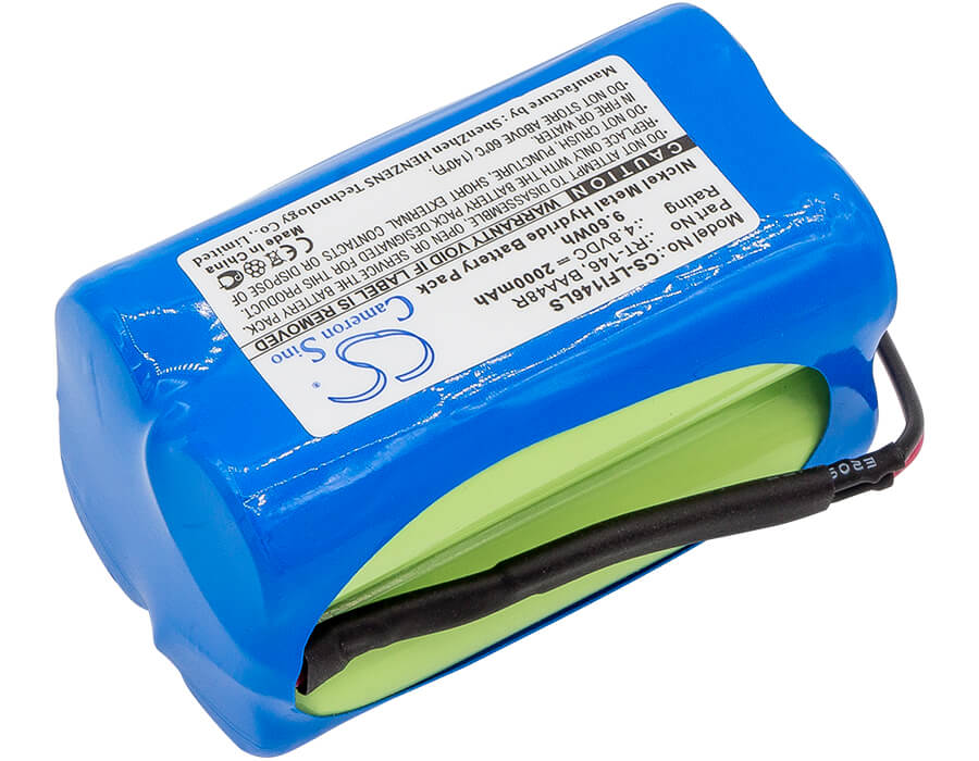 4.8V, 2000mAh, Ni-MH Battery fits Lfi, Daybrite Emergi-lite Baa48r, Light Alarms Bl93nc487, 9.6Wh