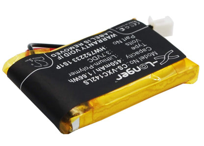 3.7V, 450mAh, Li-Polymer Battery fits Vancouver, 3d-life/xc142k, 1.665Wh