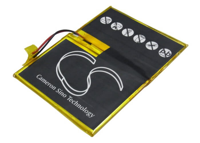 3.7V, 2600mAh, Li-Polymer Battery fits Archos, 5 60gb, 9.62Wh