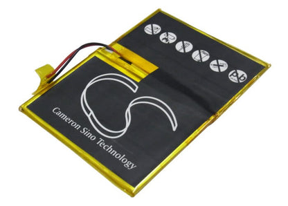 3.7V, 2600mAh, Li-Polymer Battery fits Archos, 5 60gb, 9.62Wh