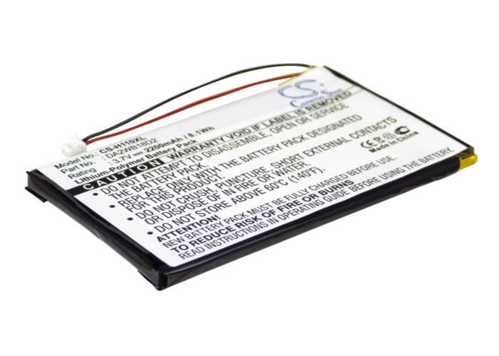 3.7V, 2200mAh, Li-Polymer Battery fits Iriver, H110, H120, 8.14Wh